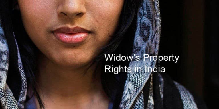 Property Rights of Widows in India